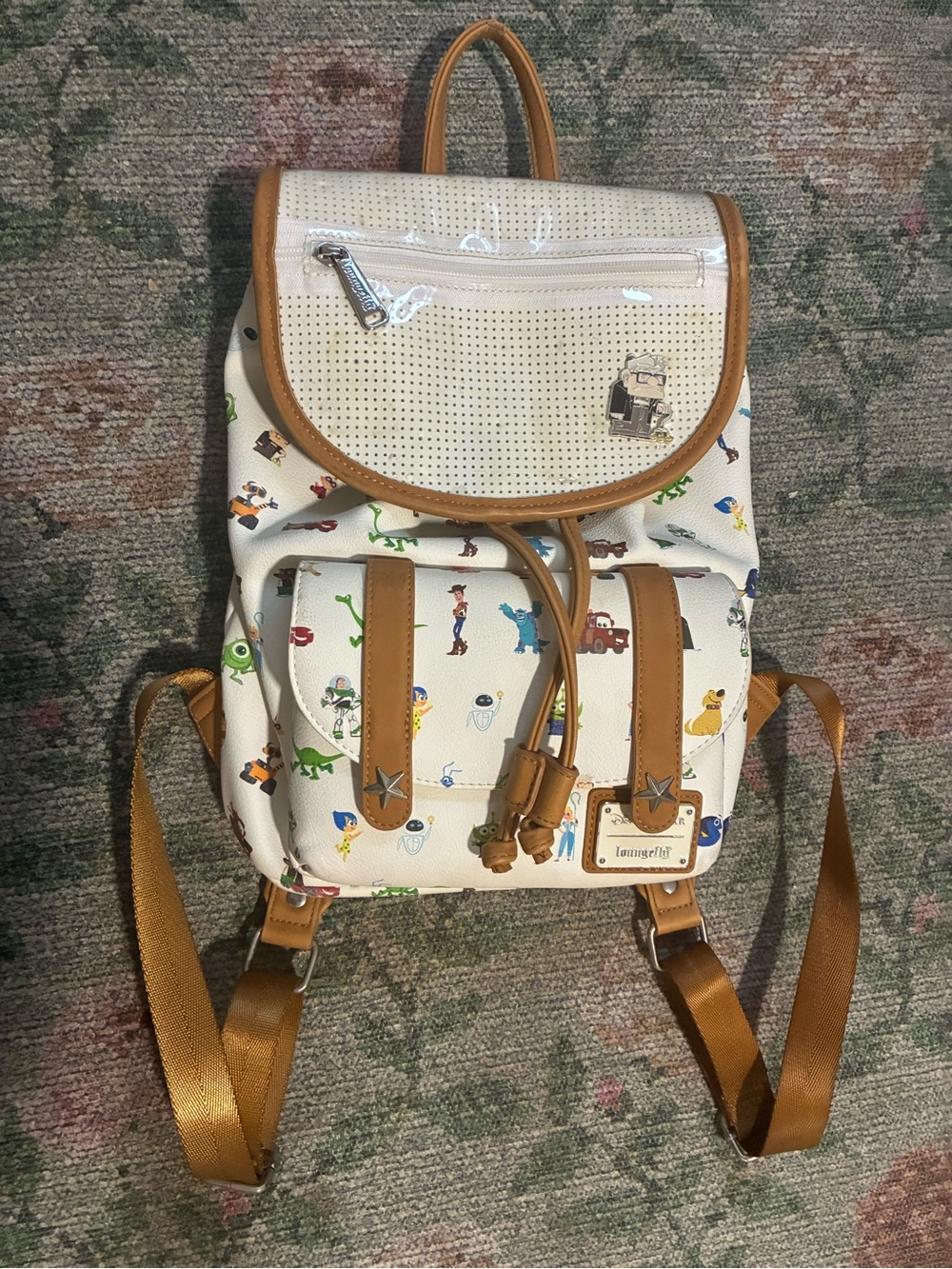 Disney White & Tan Toy Story Character Mini Backpack